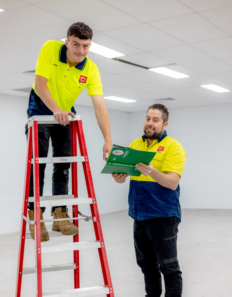 warehouse and office fit out electrician